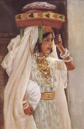Henry d Estienne Jeune fille arabe Portant le pain (mk32) China oil painting art